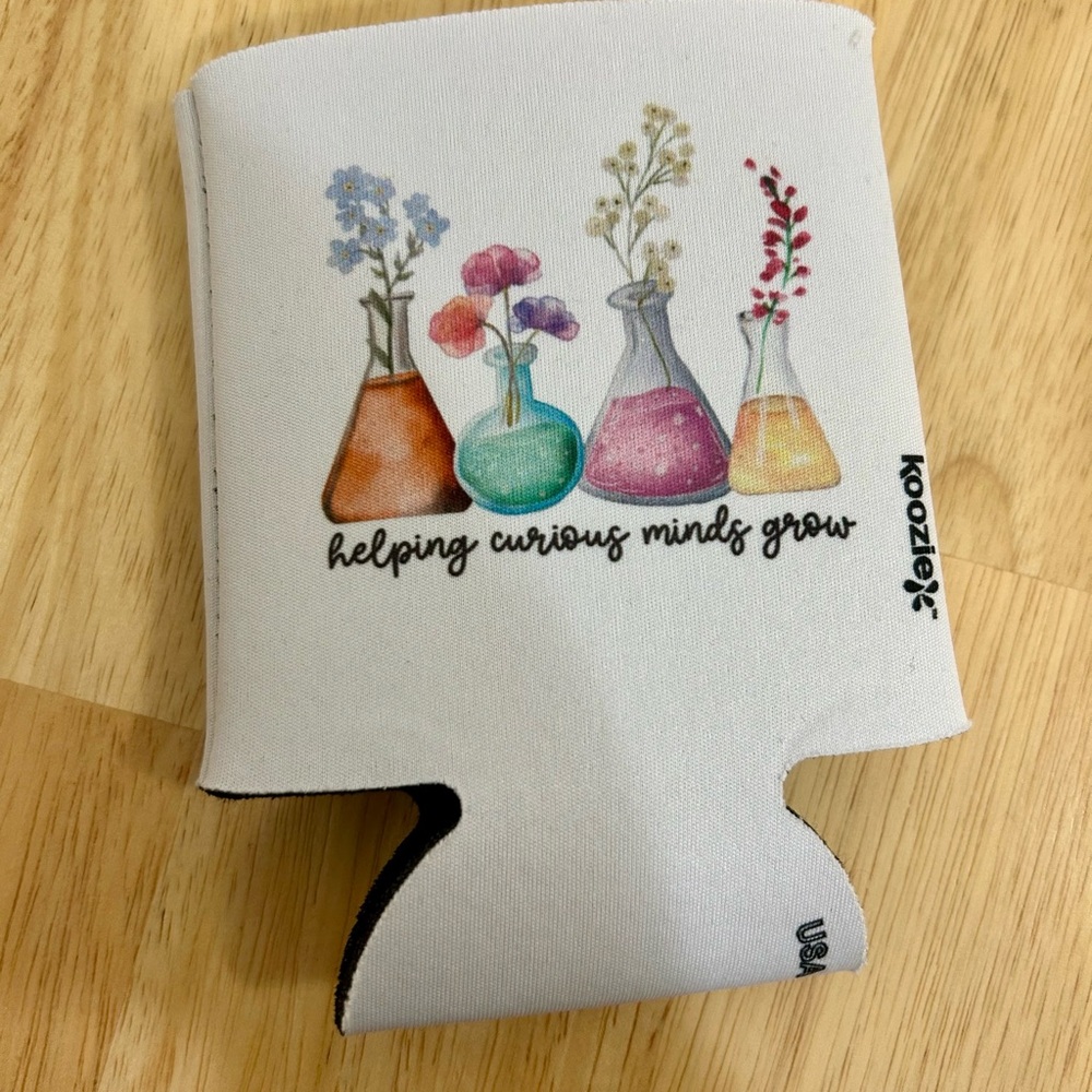 Floral Beaker Design Koozie